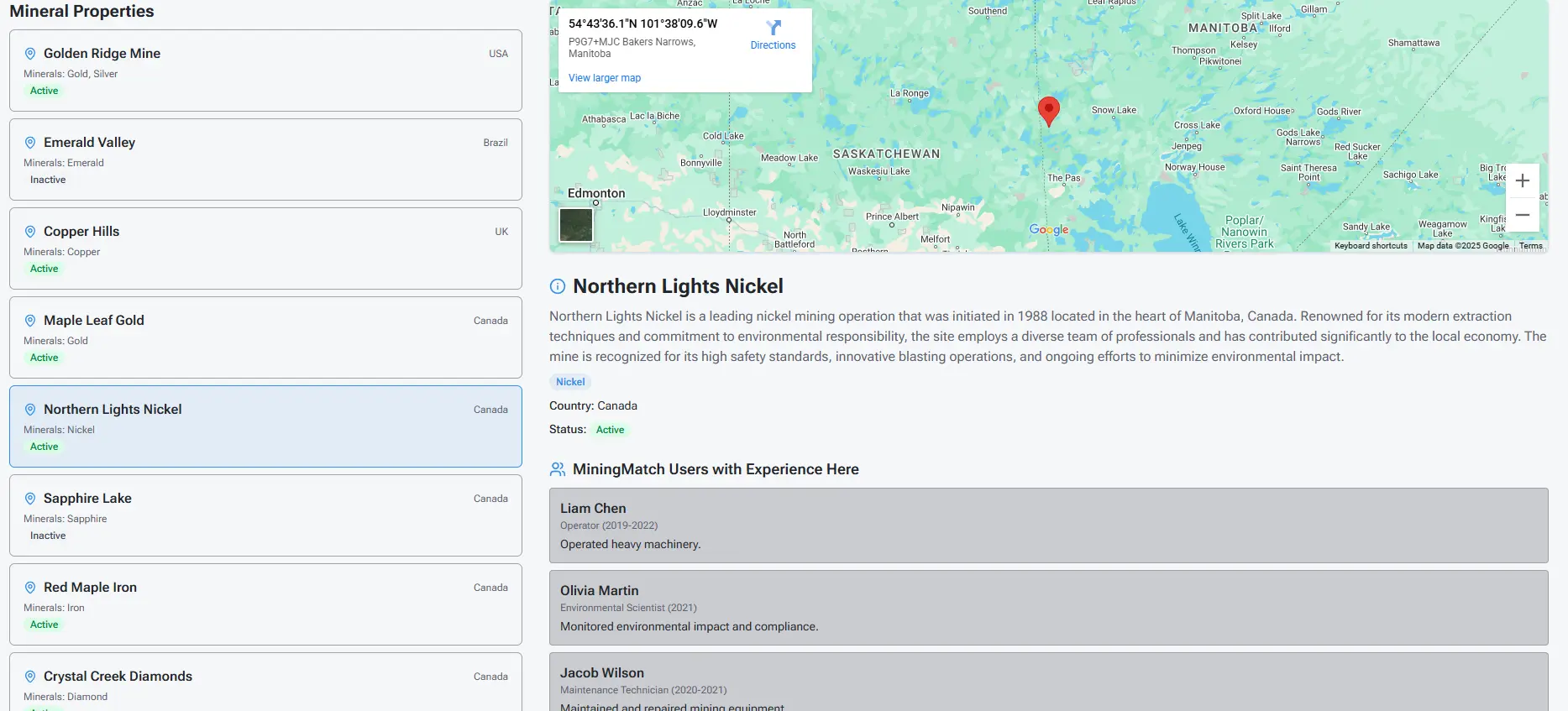 Mineral Properties Preview